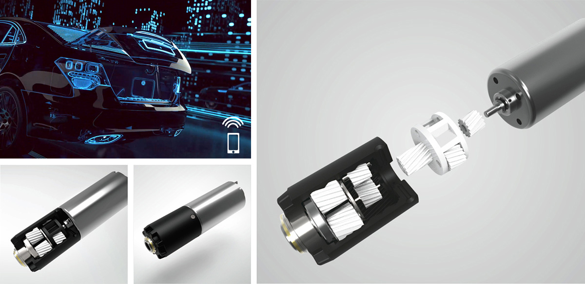 汽车电动推杆齿轮箱